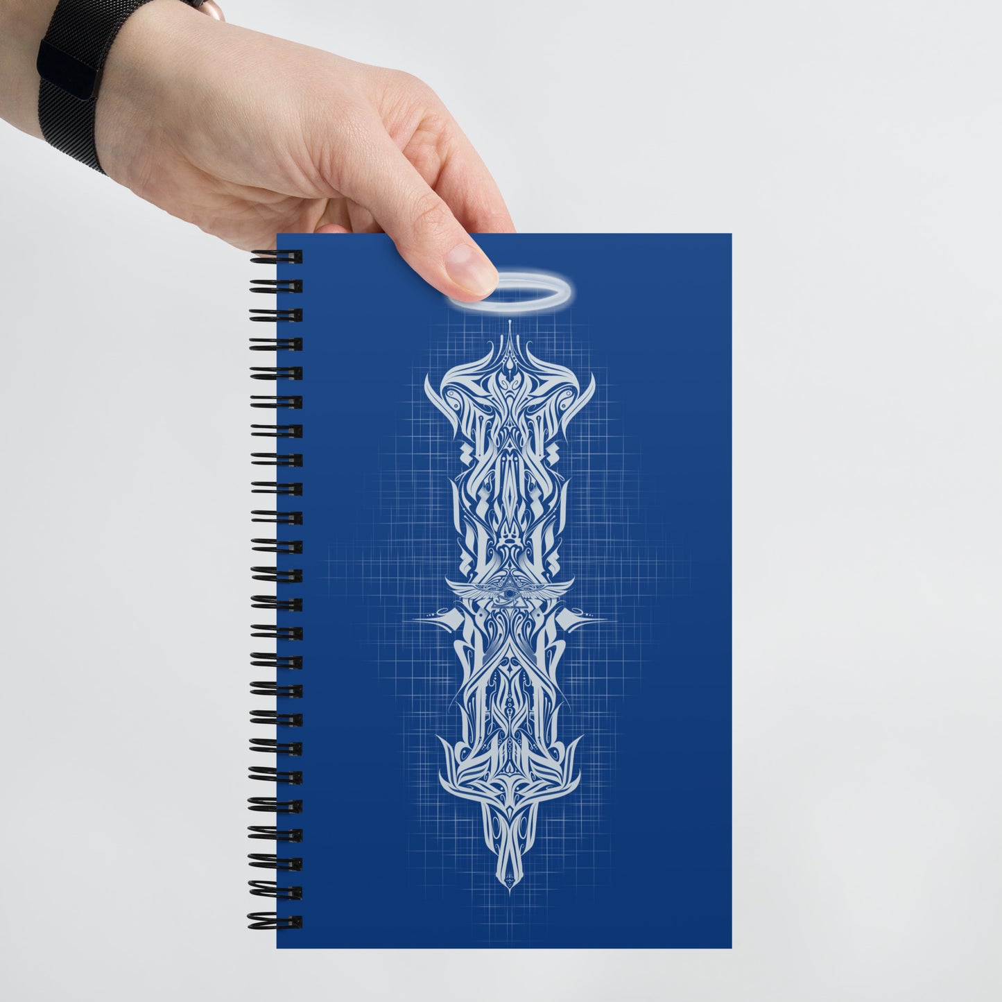 Handkrampf "F0rm5" 3 Spiral notebook / stuff / Blue