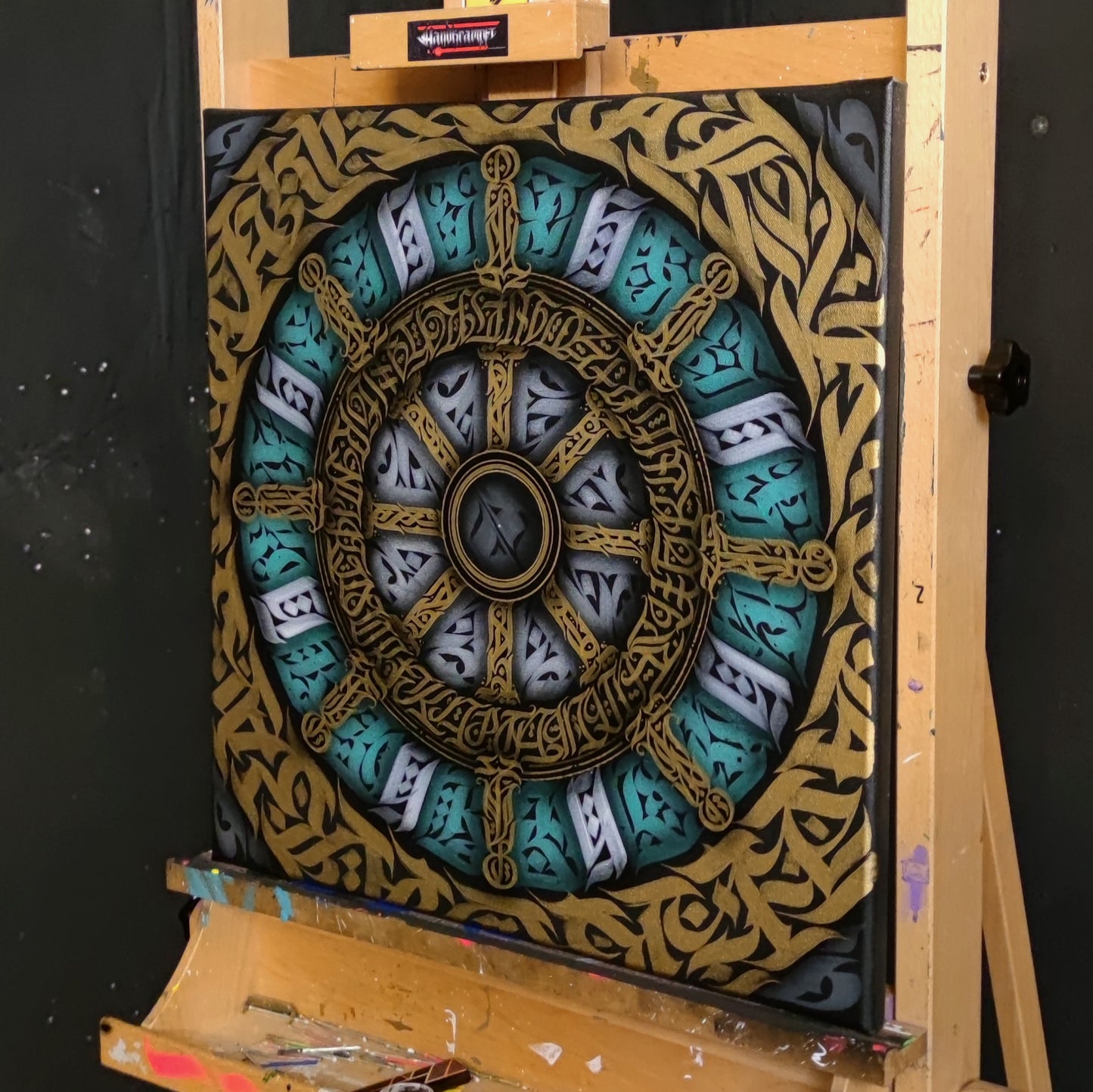 Goldenes Steuerrad original sale