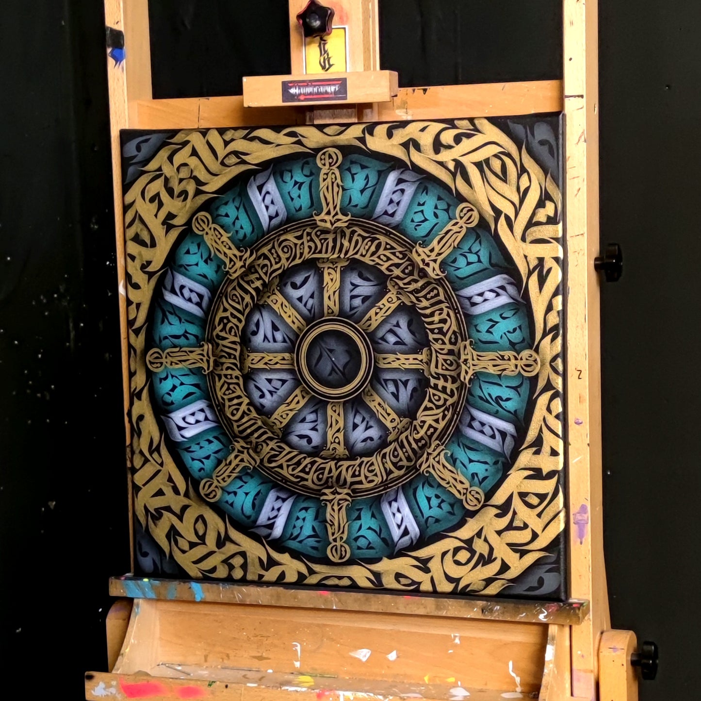 Goldenes Steuerrad original sale